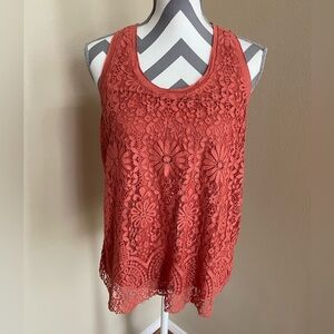 Mason & Belle Country Lace Tank Top - NEW - Size: Medium